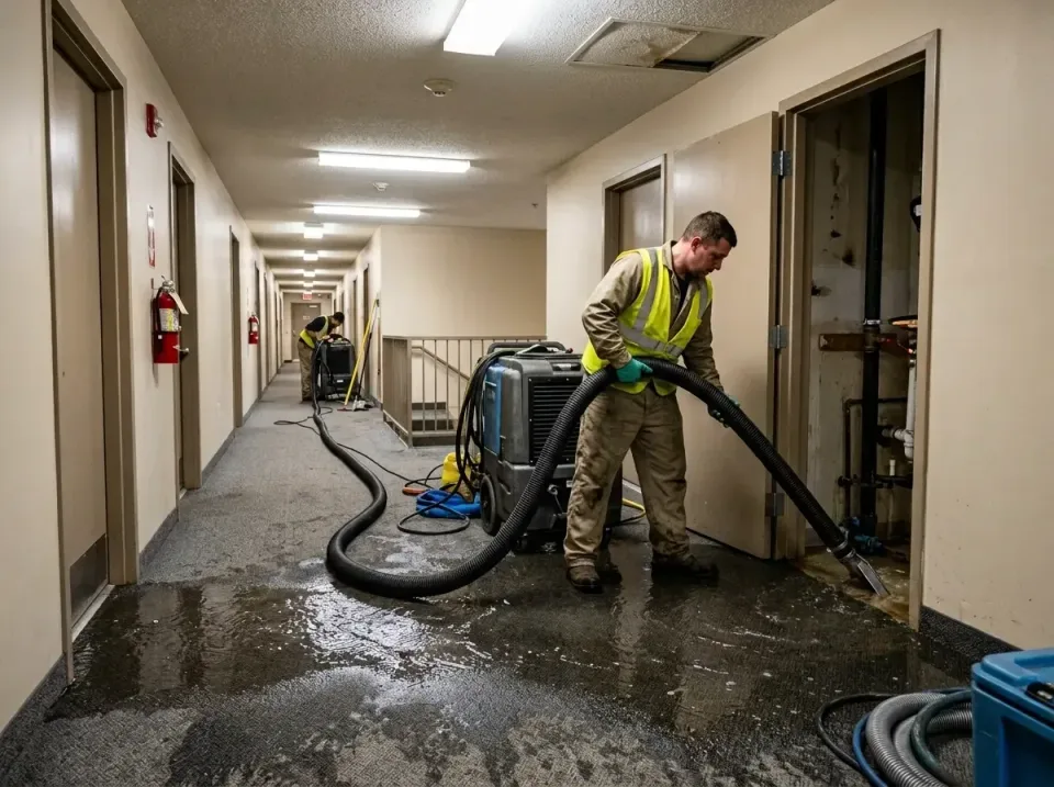 multi-unit-apartment-hallway-f-005 — frequently asked questions, Emergency Burst Pipe Water Extraction & Removal in Pine Cit…